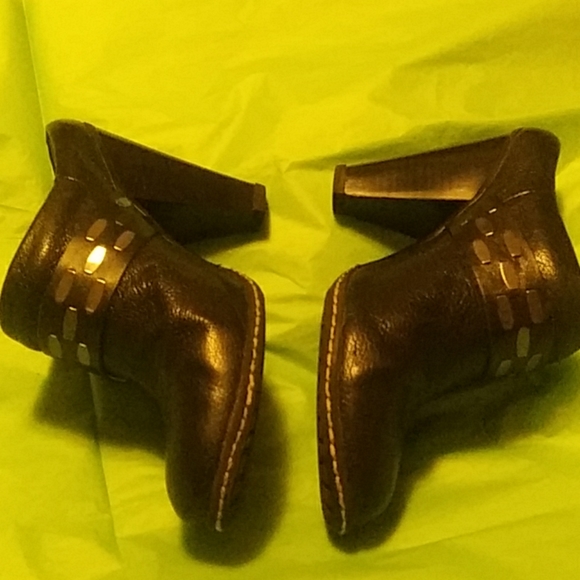 🌛 Euro soft (Sofft) mules. Black & silver 8.5 - Picture 2 of 5